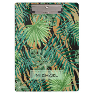 Carpeta De Pinza Camuflaje de Jungla de Rayas de Tigre Personalizad
