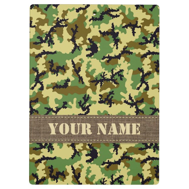 Carpeta De Pinza Camuflaje de Woodland (Reverso)