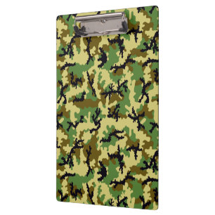 Carpeta De Pinza Camuflaje de Woodland