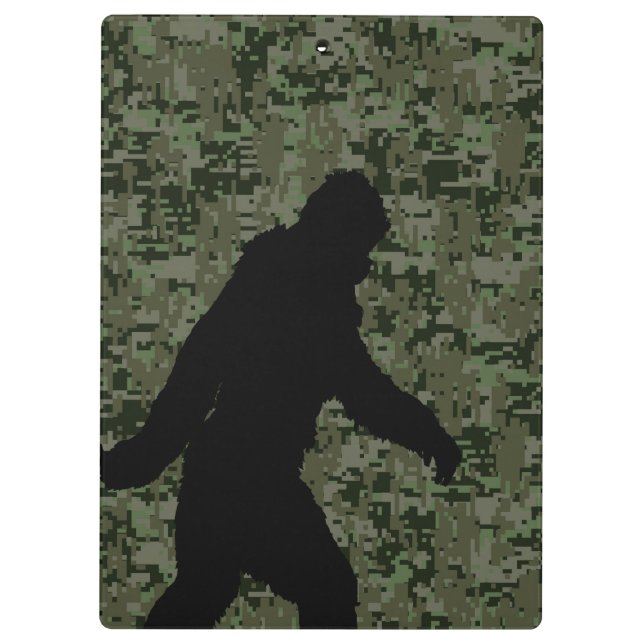 Carpeta De Pinza Camuflaje digital Black Gone Squatchin Woodland (Reverso)
