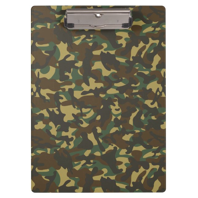 Carpeta De Pinza Camuflaje forestal (Anverso)