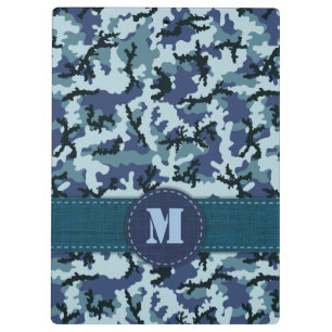 Carpeta De Pinza Camuflaje naval