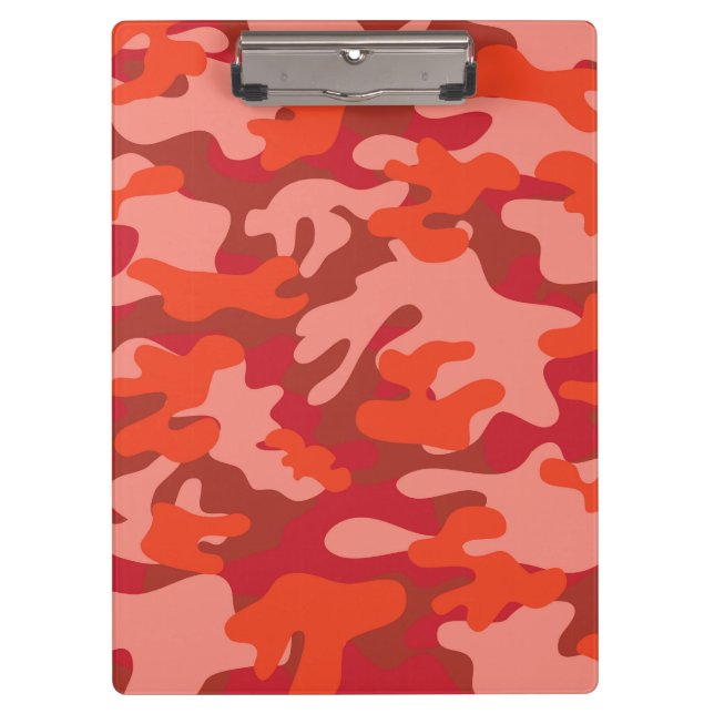 Carpeta De Pinza Camuflaje Rojo (Anverso)