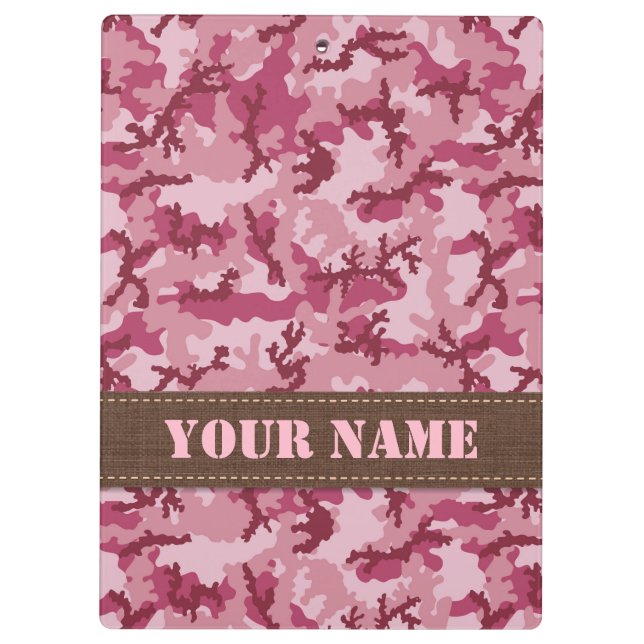 Carpeta De Pinza Camuflaje rosa (Reverso)