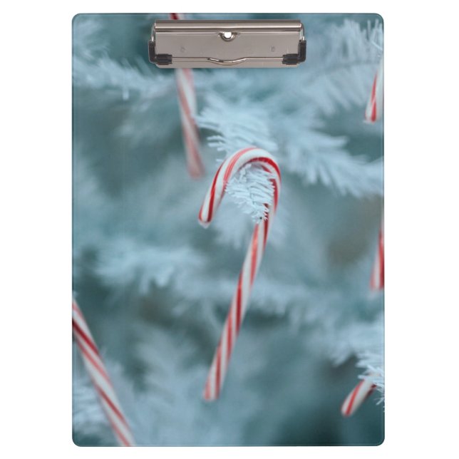 Carpeta De Pinza Candy Cane en el árbol (Anverso)