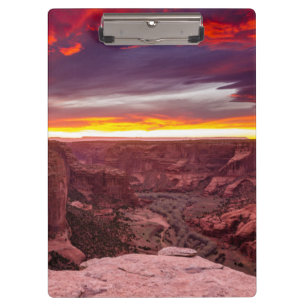 Carpeta De Pinza Cañón de Chelly, puesta de sol, Arizona