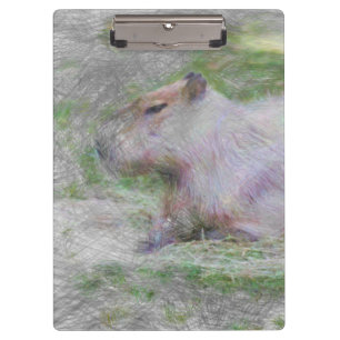 Carpeta De Pinza capibara de animales artísticos