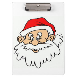 CARPETA DE PINZA CARA DE SANTA CLAUS