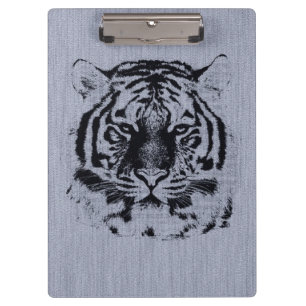 Carpeta De Pinza Cara de tigre