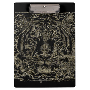 Carpeta De Pinza Cara de tigre #5