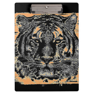 Carpeta De Pinza Cara de tigre #6