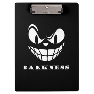 Carpeta De Pinza Cara del monstruo de la oscuridad