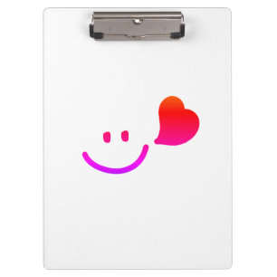 Carpeta De Pinza Cara Sonriente con Corazón – Vibra Feliz Minimalis