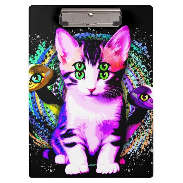 Carpeta De Pinza Carácter de estética psíquica de gatos Kitty (Anverso)