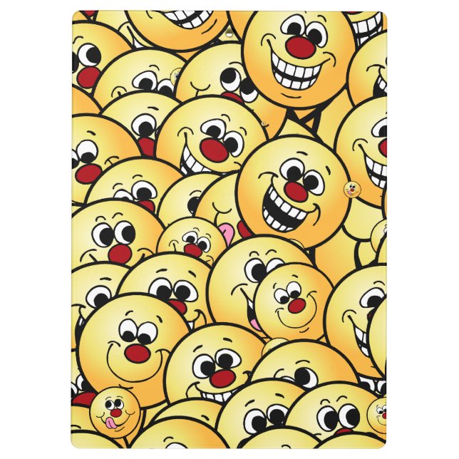 Carpeta De Pinza Caras felices de Grumpeys fijadas (Reverso)