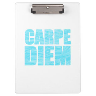 Carpeta De Pinza Carpe Diem Clipboard
