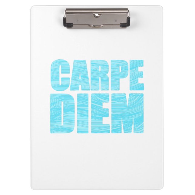 Carpeta De Pinza Carpe Diem Clipboard (Anverso)