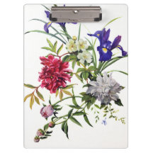 Carpeta de archivo de flor decorativa de bonito