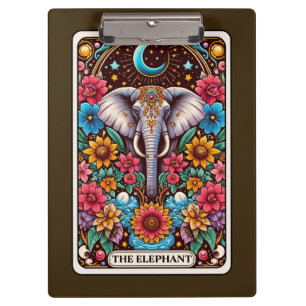 Carpeta De Pinza Carta de Tarot de Elefante – Símbolo de Sabiduría,