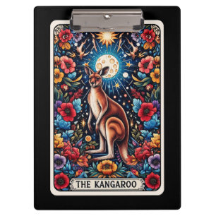 Carpeta De Pinza Carta de Tarot del Canguro – Simbolismo Espiritual