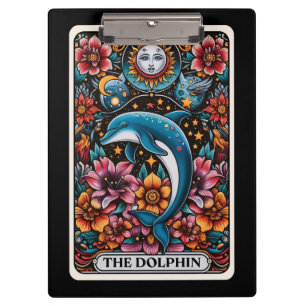 Carpeta De Pinza Carta de Tarot del Delfín – Animal Espiritual del