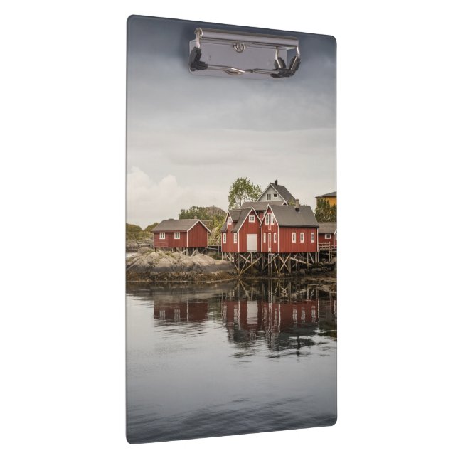 Carpeta De Pinza Casas de barcos rojos de Noruega (Derecha)