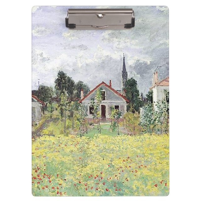 Carpeta De Pinza Casas de Claude Monet (Anverso)