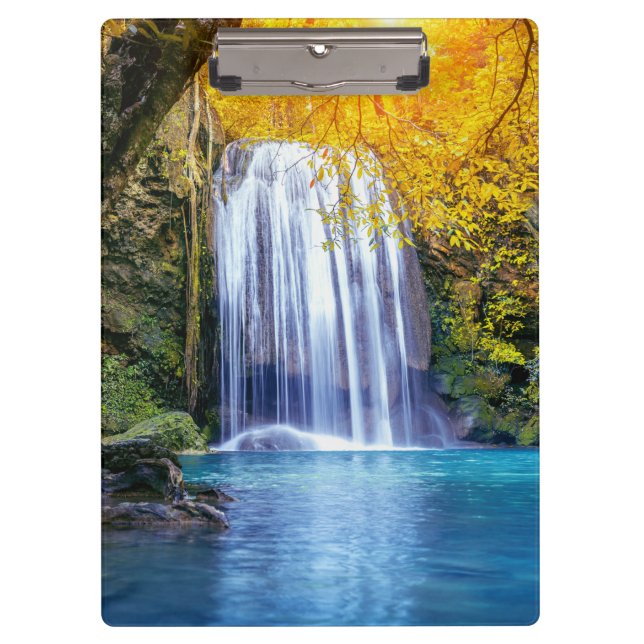 Carpeta De Pinza Cascada de otoño (Anverso)