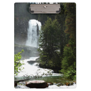 Carpeta De Pinza Cascadas de Virginia en el Parque Nacional Glacier