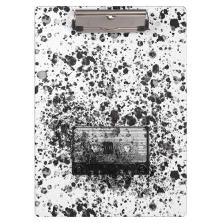Carpeta De Pinza Casete de audio retro