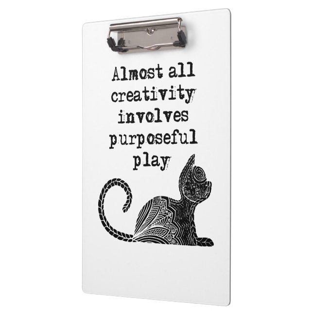 Carpeta De Pinza Casi toda la creatividad implica juego intencional (Izquierda)