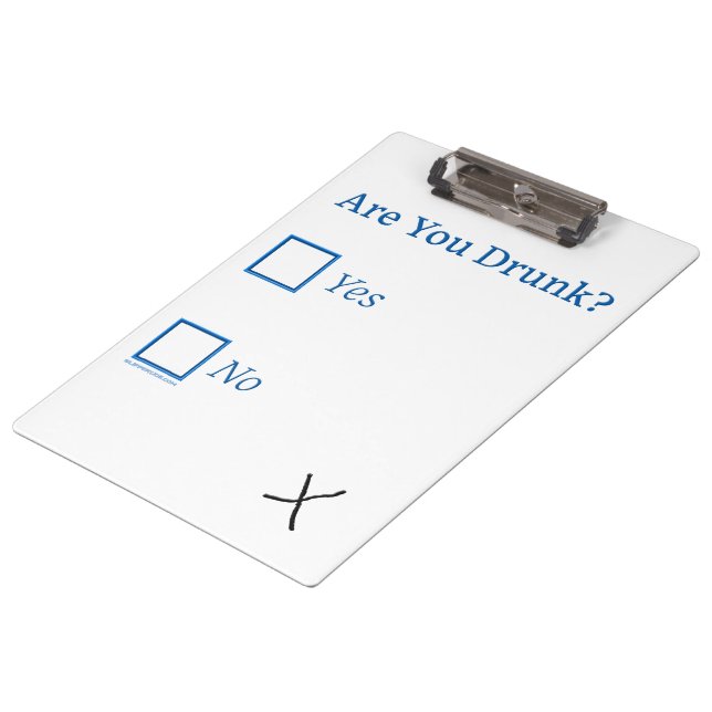 Carpeta De Pinza Casillas de verificación SlipperyJoe's Are You Dru (Angular)