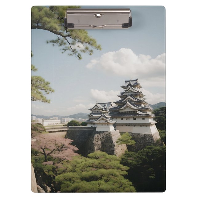 Carpeta De Pinza Castillo de Himeji Fortaleza majestuosa Historia j (Anverso)