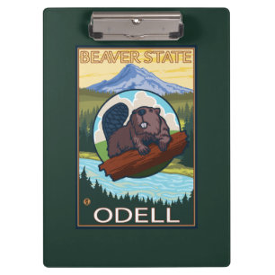 Carpeta De Pinza Castor y capilla del Mt. - Odell, Oregon