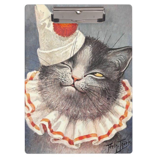 Carpeta De Pinza Cat Clown by Arthur Thiele  (Anverso)