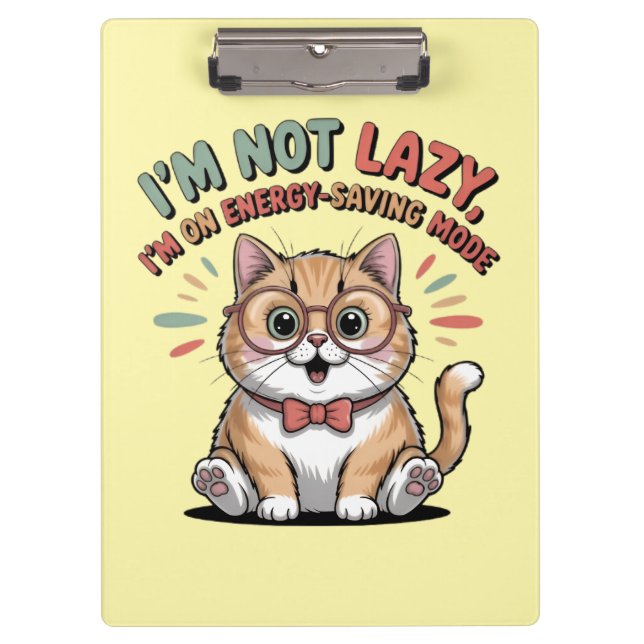 Carpeta De Pinza Cat in Energy Saving Mode (Anverso)