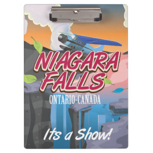 Carpeta De Pinza Cataratas del Niágara Ontario Canadá caricatura de
