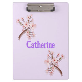 Carpeta De Pinza Catherine Sakura Blossom Branch Heart