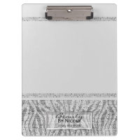Cebra Blanca Brillo Granito Glam Personalizado