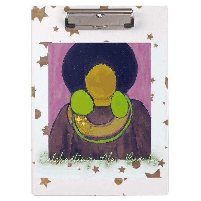 Carpeta De Pinza Celebrando la belleza africana (Anverso)