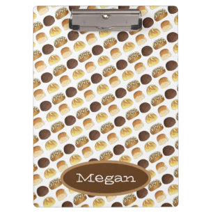 Carpeta De Pinza Cena Pan Rolls Buns Panadería Baker Chef Foodie