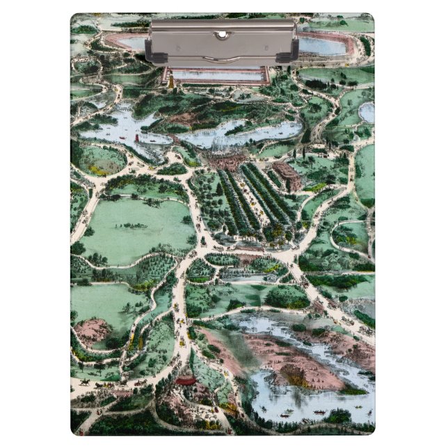 CARPETA DE PINZA CENTRAL PARK, 1860 (Anverso)