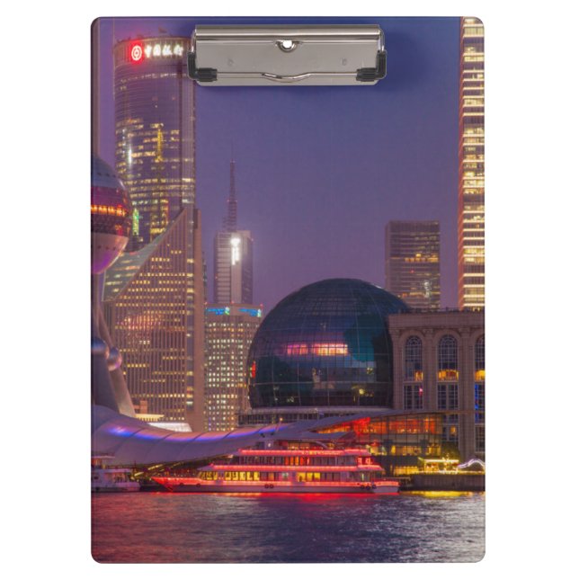 Carpeta De Pinza Centro de Shanghai, China (Anverso)