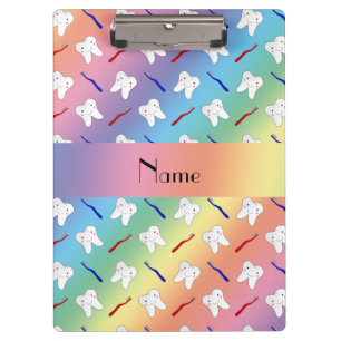Carpeta De Pinza Cepillos del arco iris y modelo conocidos de