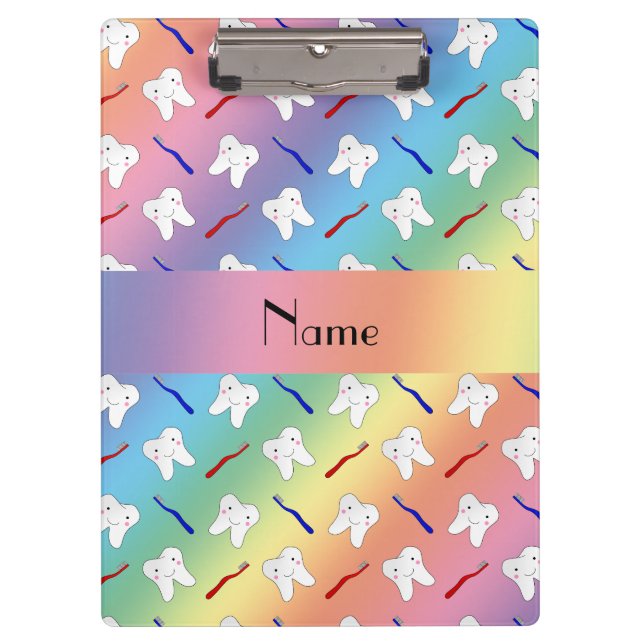 Carpeta De Pinza Cepillos del arco iris y modelo conocidos de (Anverso)