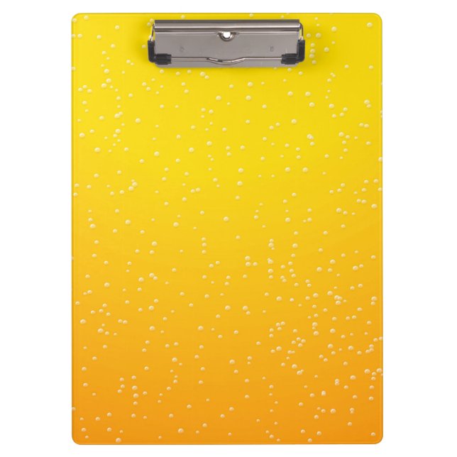 Carpeta De Pinza Cerveza Lager con pequeñas burbujas (Anverso)