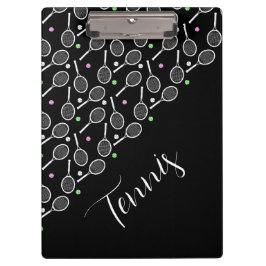 Carpeta De Pinza Chaquetas de tenis y bolas negras