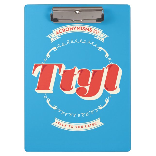 Carpeta De Pinza Charla a usted más adelante (Anverso)