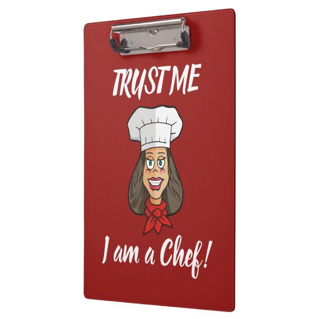 Carpeta De Pinza Chef femenino (Izquierda)