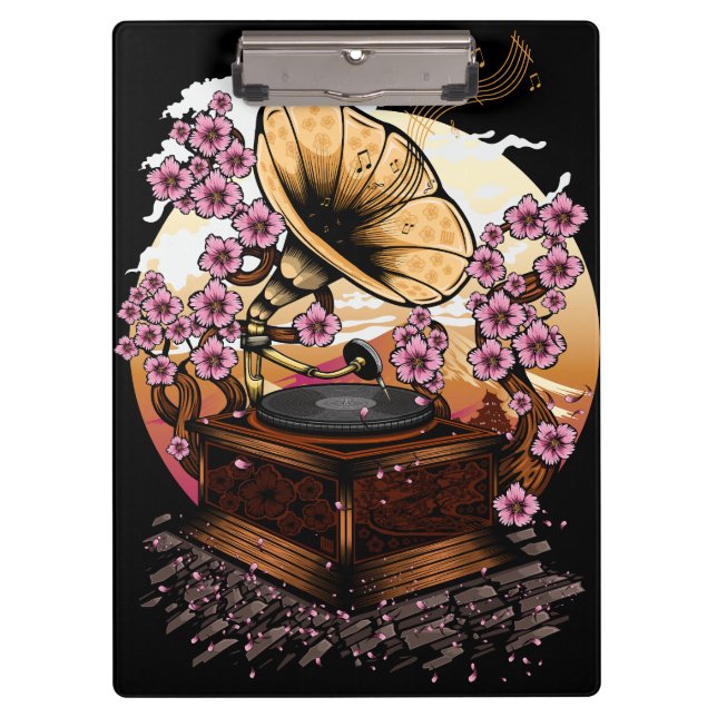 Carpeta De Pinza Cherry Blossom Musical (Anverso)